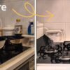 ゆる終活・おうちと向き合う第一回：コンロまわりBefore After